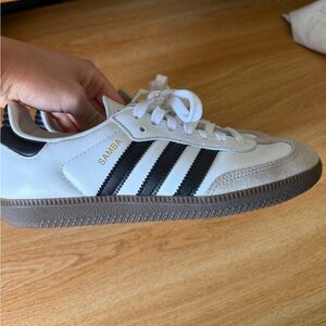 Adidas Samba Shoes - White and Black